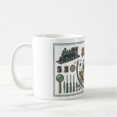 Hobby-Reparaturtechnischer Plan - Restaurator-Sche Kaffeetasse (Links)