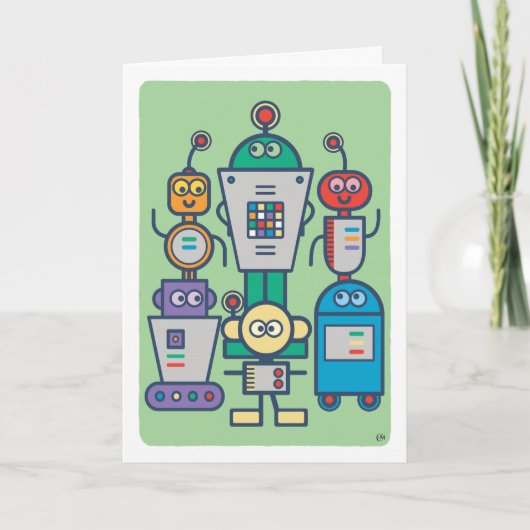 Hobby Robots AI Blank Card Karte (Vorderseite)