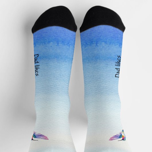 Hobby socks, Watching beautiful birds Socken (Oben)