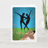 Hobby Tancing Ballet Brown Karte (Vorderseite)