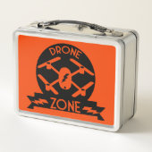 Hobbyist Drone | Pilotprogramm für Drohne | Fotogr Metall Brotdose (Rückseite)