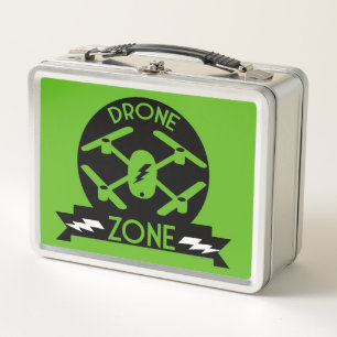 Hobbyist Drone   Pilotprogramm für Drohne   Fotogr Metall Brotdose