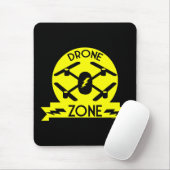 Hobbyist Drone | Pilotprogramm für Drohne | Fotogr Mousepad (Mit Mouse)