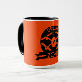 Hobbyist Drone | Pilotprogramm für Drohne | Fotogr Tasse (Vorderseite Links)