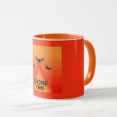 Hobbyist Drone | Pilotprogramm für Drohne | Fotogr Tasse (VorderseiteRechts)