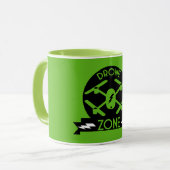 Hobbyist Drone | Pilotprogramm für Drohne | Fotogr Tasse (Vorderseite Links)