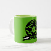 Hobbyist Drone | Pilotprogramm für Drohne | Fotogr Zweifarbige Tasse (Vorderseite Links)