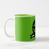 Hobbyist Drone | Pilotprogramm für Drohne | Fotogr Zweifarbige Tasse (Links)