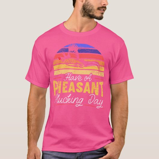 Hobbyjagd mit Fasan T-Shirt (Vorderseite)