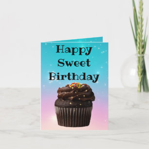 Hobbykuchen-Glitzern zum Geburtstag Karte