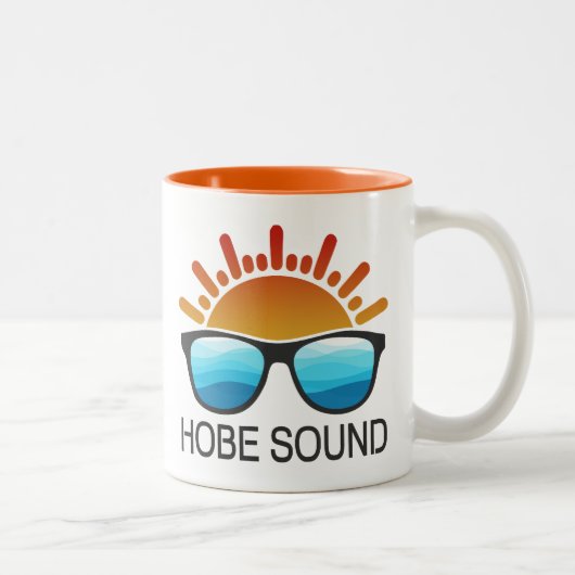 Hobe Sound Florida Sonnenbrille Zweifarbige Tasse (Rechts)