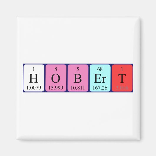 Hobert Periodenmagnet Magnet (Vorne)