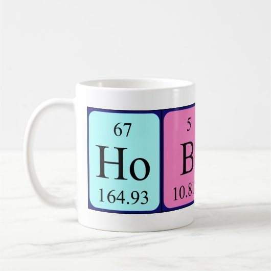 Hobert Periodenname Tasse (Links)