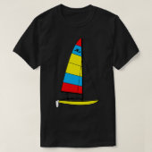 Hobie 14 Catamaran Sailboat Gelb T-Shirt (Design vorne)