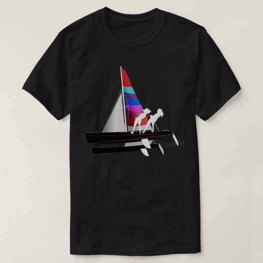 Hobie 18 Catamaran F18 T-Shirt (Design vorne)