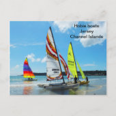 Hobie-Boote, Jersey, Kanalinseln Postkarte (Vorderseite)
