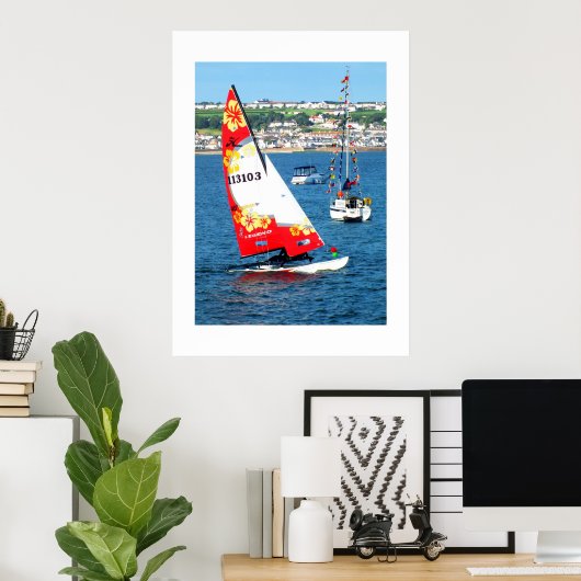 Hobie cat, Jersey Poster (Heimbüro)