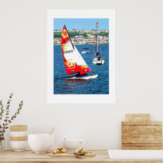 Hobie cat, Jersey Poster (Küche)
