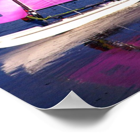 HOBIE CAT-REFLECTION POSTER (Ecke)