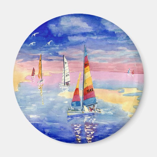 Hobie Cat Sailboats Magnet (Vorne)