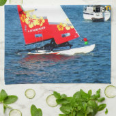 Hobie Cat Segelboot Geschirrtuch (Gefaltet)