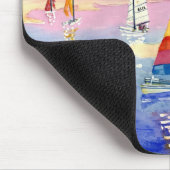 Hobie Katzen-Segelboote Mousepad (Ecke)