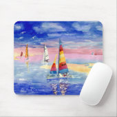 Hobie Katzen-Segelboote Mousepad (Mit Mouse)