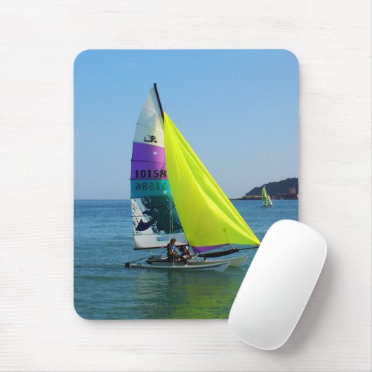 Hobie mit Spinnaker Mousepad (Mit Mouse)