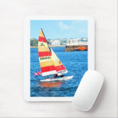Hobie Segelboot in Jersey Mousepad (Mit Mouse)