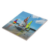 Hobie-Segelboote in Jersey Fliese (Seite)