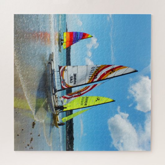 Hobie Segelboote in Jersey Puzzle (Horizontal)