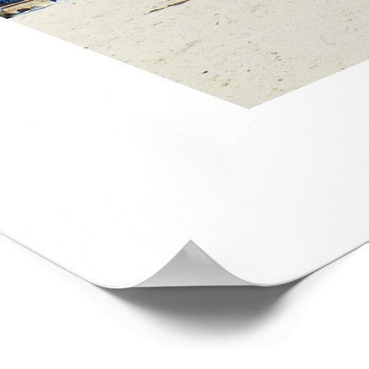 Hobies am Strand Poster (Ecke)