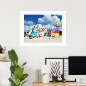 Hobies am Strand Poster (Heimbüro)