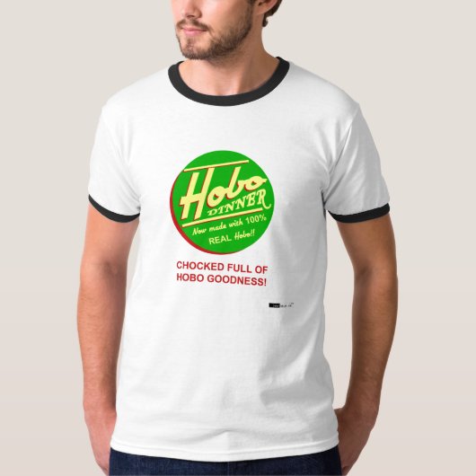 Hobo-Abendessen T-Shirt (Vorderseite)