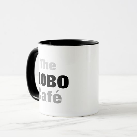 HOBO CAFÉ Tasse (Vorderseite Links)