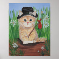 Hobo Cat Print