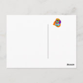 Hobo Clown Head Postkarte (Rückseite)