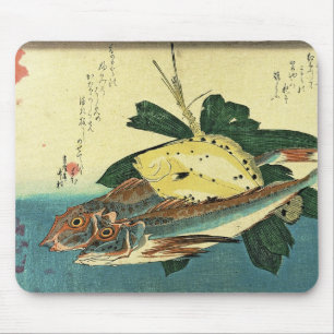 Hobo & Karei - Japanische Fischdruckerei in Hirosh Mousepad