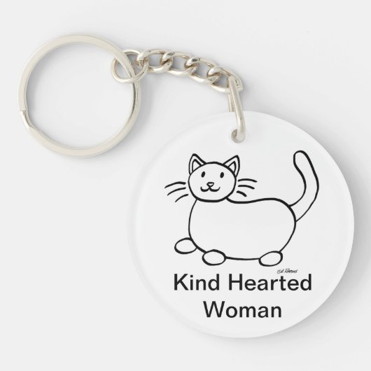 Hobo Sign Kind Hearted Frauen Akryllischer Schlüss Schlüsselanhänger (Vorderseite)