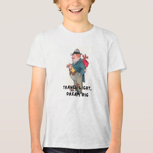 Hobo-T-Shirt Tri-Blend Shirt (Vorderseite)