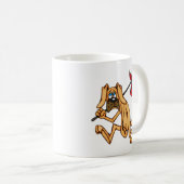 Hobo-wertlosCartoon-Hund Kaffeetasse (VorderseiteRechts)