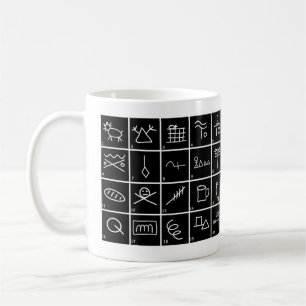 Hobo-Zeichen und Symbole mit Bedeutungen Kaffeetasse