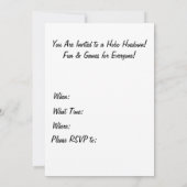 Hobohoedown-Einladungen! Einladung (Rückseite)