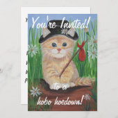 Hobohoedown-Einladungen! Einladung (Vorne/Hinten)