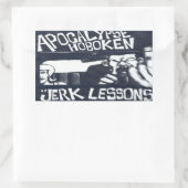 Hobok Rechteckiger Aufkleber (Tasche)