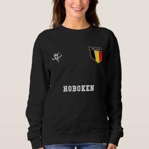 HOBOKEN Belgien Vintage-Sport Sweatshirt
