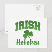 Hoboken Irish Postcard Postkarte (Vorne/Hinten)