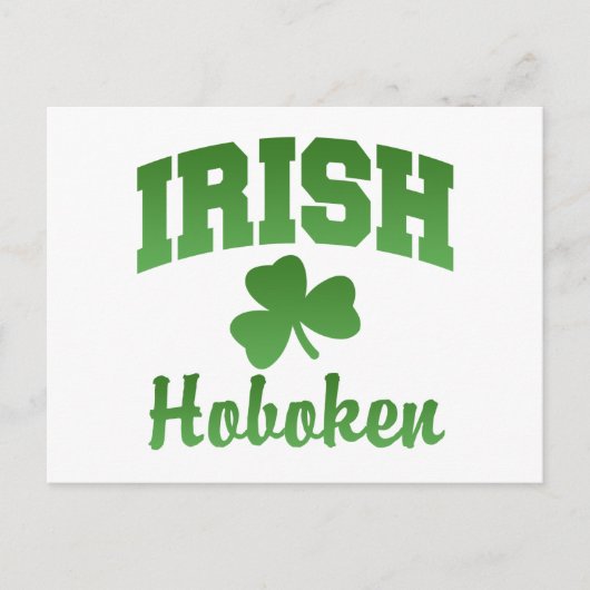 Hoboken Irish Postcard Postkarte (Vorderseite)
