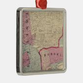 Hoboken, Jersey City Ornament Aus Metall (Rechts)