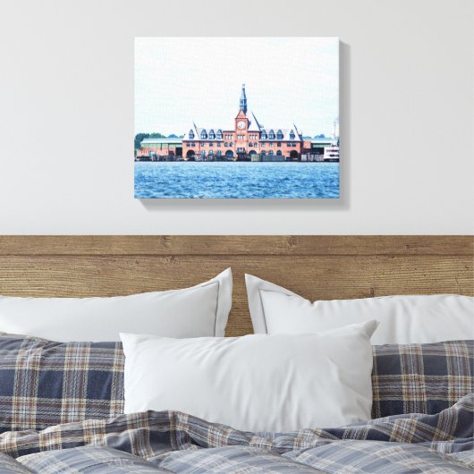 Hoboken Leinwanddruck (Insitu (Schlafzimmer))
